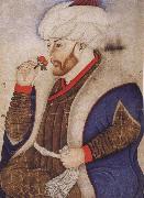 Naqqash Sinan Bey Portrait of the Ottoman sultan Mehmed the Conqueror France oil painting artist